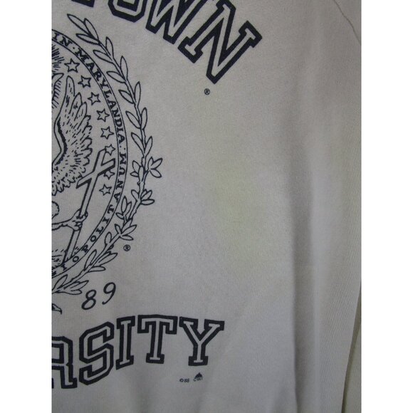 VINTAGE Georgetown Hoyas University Sweatshirt Medium 80s Pullover * - Picture 6 of 16